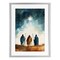 Stupell Industries Guided Wisdom Shepherds Framed Print Under Glass, design by Petal Prints Design
